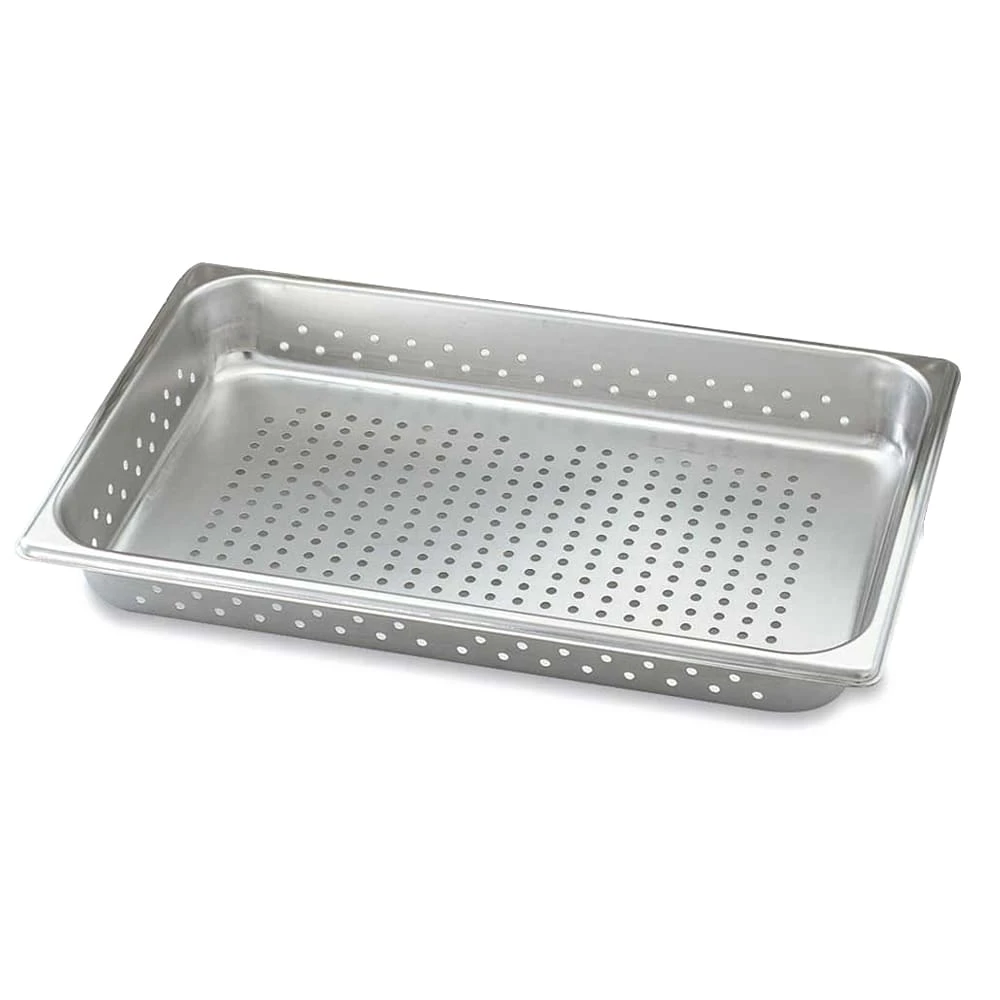 Vollrath 30023 Super Pan V Full Size X 2.5" D Perforated Food Pan 1 Vollrath 30023 Super Pan V Full Size X 2.5" D Perforated Food Pan