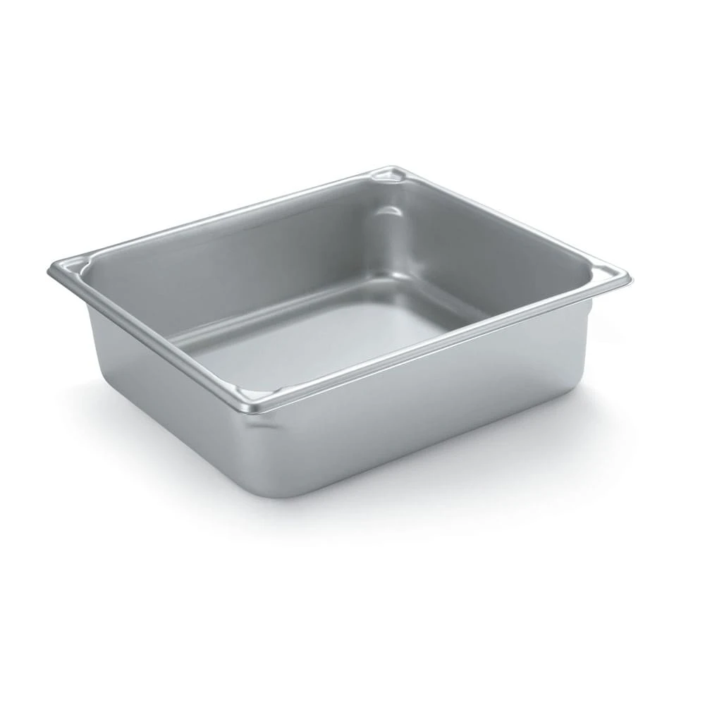 Vollrath 30142 Super Pan V® S/S 2/3 Size X 4" D Food Pan 1 Vollrath 30142 Super Pan V® S/S 2/3 Size X 4" D Food Pan