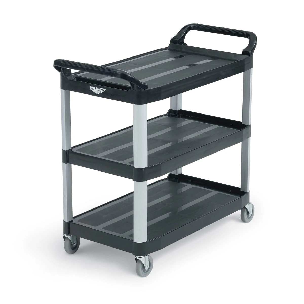 Vollrath® 97007 Black 40" Multi-Purpose Plastic Cart 1 Vollrath® 97007 Black 40" Multi-Purpose Plastic Cart