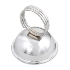 Browne Foodservice 57596 Steel 2.5" Ring-Style Menu Holder - Dozen