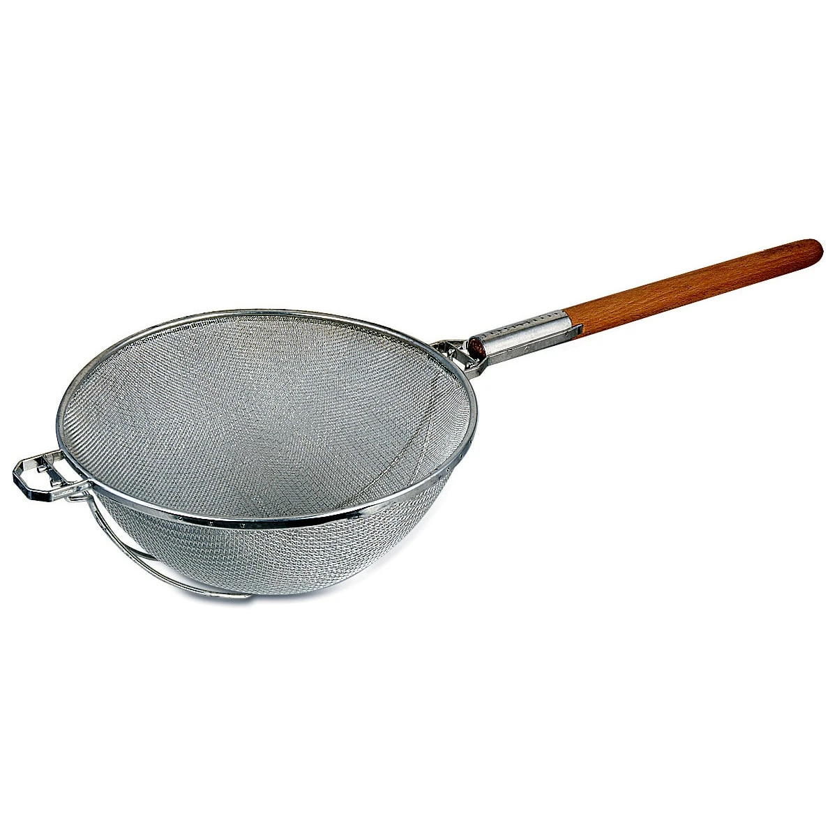 Browne Foodservice 9250 Double Mesh Strainer With 14" Bowl 1 Browne Foodservice 9250 Double Mesh Strainer With 14" Bowl