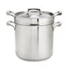 Browne Foodservice 5724090 Thermalloy 3-Piece 20 Qt. Pasta Cooker Set