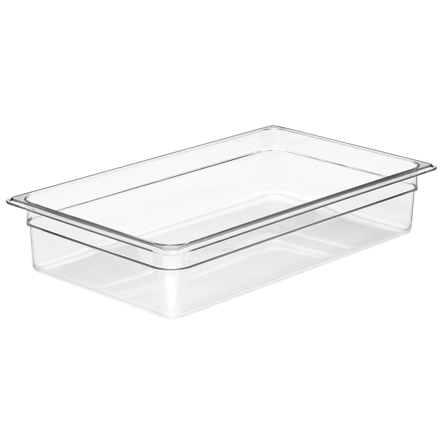 Cambro 14CW135 Camwear Clear Full Size X 4" D Food Pan 1 Cambro 14CW135 Camwear Clear Full Size X 4" D Food Pan