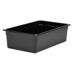 Cambro 16CW110 Camwear Black Full Size 6" D Food Pan