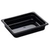 Cambro 22HP110 Black High Heat 1/2 Size X 2-1/2" D Food Pan