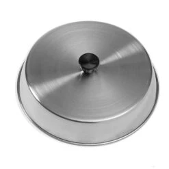 American Metalcraft BA1040S S/S 10.25" Rnd Basting Cover W/ Knob