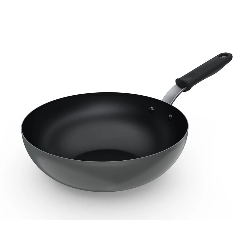 Vollrath 592350 Wear-Ever Carbon Steel 4.5 Quart Stir Fry Pan 1 Vollrath 592350 Wear-Ever Carbon Steel 4.5 Quart Stir Fry Pan