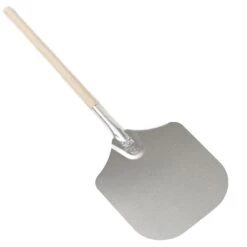 American Metalcraft 3512 Med. Blade 35" Pizza Peel W/ Wood Handle