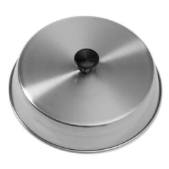 American Metalcraft BA940S S/S 9-1/4" Round Basting Cover W/ Knob