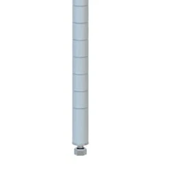 Metro 86PW Super Erecta 86.6" White Post With Leveling Bolt
