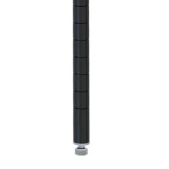 Metro 7PBL SiteSelect 7-1/2" Black Post With Leveling Bolt