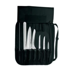 Dexter Russell SGBCC-7 SofGrip 7-Pc Chefs Knife Set With Black Handles