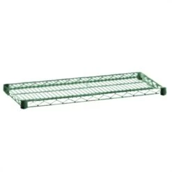 Focus Foodservice FF1848G 18" X 48" Green Wire Shelf