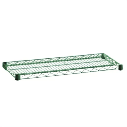 Focus Foodservice FF1860G 18" X 60" Green Wire Shelf 1 Focus Foodservice FF1860G 18" X 60" Green Wire Shelf