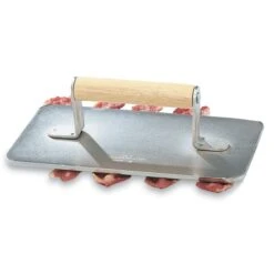 Vollrath® 47709 Cast Aluminum Steak Weight With Wooden Handle