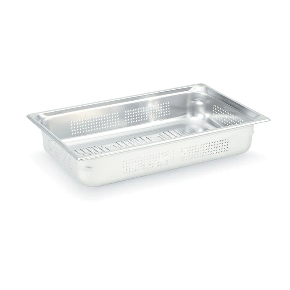 Vollrath 90043 Super Pan 3 Full Size X 4" D Perforated Food Pan 1 Vollrath 90043 Super Pan 3 Full Size X 4" D Perforated Food Pan