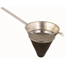 Browne Foodservice 575515 2.25 Qt. Bouillon Strainer With Pan Hook