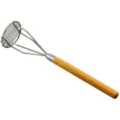 Browne Foodservice 1725 Square 25" Potato Masher With Wood Handle