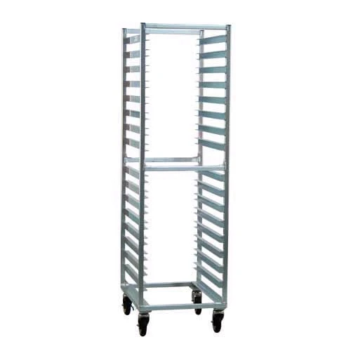 New Age Industrial NS648 Aluminum Full Height Mobile Poly Box Rack 1 New Age Industrial NS648 Aluminum Full Height Mobile Poly Box Rack