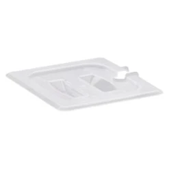 Cambro 60PPCHN190 Translucent 1/6-Size Notched Food Pan Cover - 6 / CS