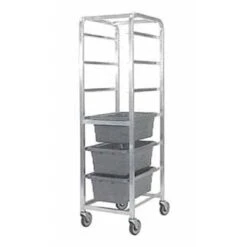Kelmax 4H0694 Aluminum 6-Shelf 19 X 27 X 69" H Meat Lug Cart