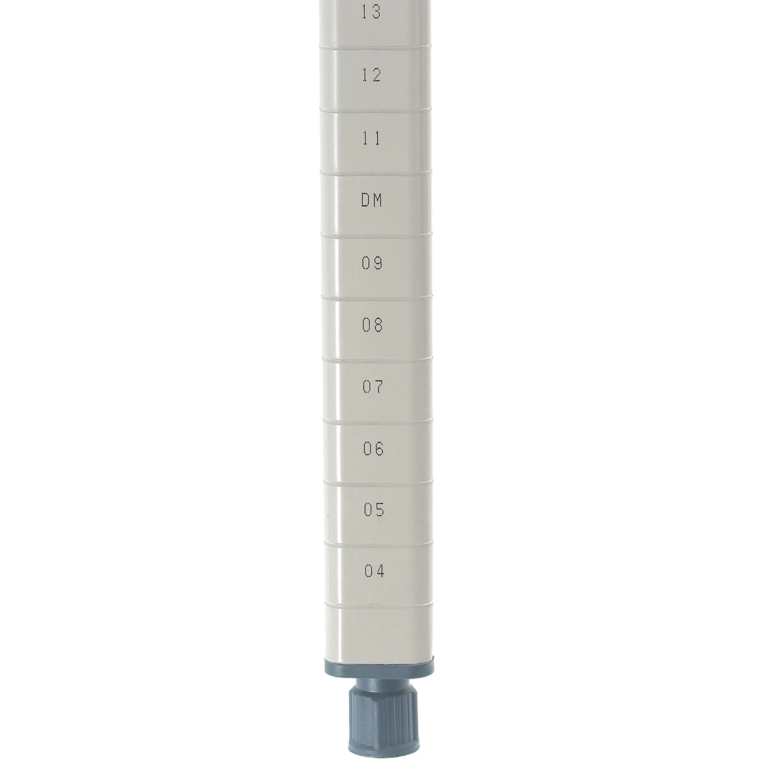 Metro MQ86PE MetroMax Q Epoxy Coated Steel 86" Stationary Post 1 Metro MQ86PE MetroMax Q Epoxy Coated Steel 86" Stationary Post