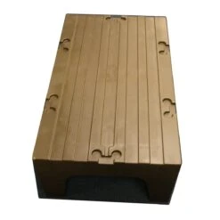 Cambro DRS36131 Dark Brown 21" X 36" X 12" Solid Top Dunnage Rack