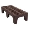 Cambro DRS480131 Dark Brown 21" X 48" X 12" Slotted Top Dunnage Rack