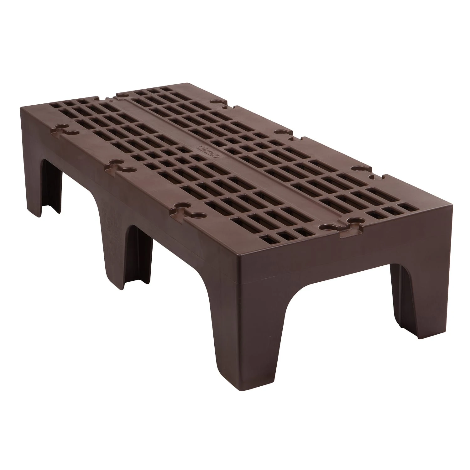 Cambro DRS480131 Dark Brown 21" X 48" X 12" Slotted Top Dunnage Rack 1 Cambro DRS480131 Dark Brown 21" X 48" X 12" Slotted Top Dunnage Rack