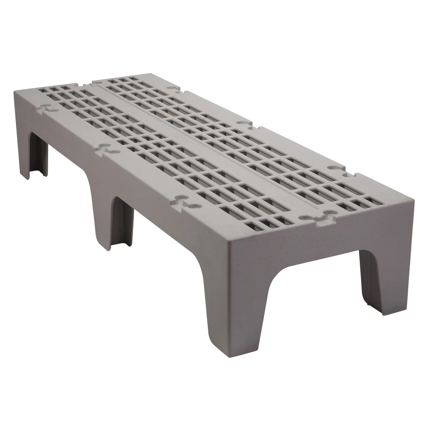 Cambro DRS600480 Sp. Gray 21" X 60" X 12" Slotted Top Dunnage Rack 1 Cambro DRS600480 Sp. Gray 21" X 60" X 12" Slotted Top Dunnage Rack