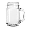 Libbey 97084 Glass 16 Oz. Drinking Jar - 12 / CS