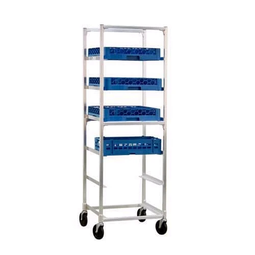 New Age Industrial 93037 Full Size Mobile Open-Sided Cup / Glass Cart 1 New Age Industrial 93037 Full Size Mobile Open-Sided Cup / Glass Cart