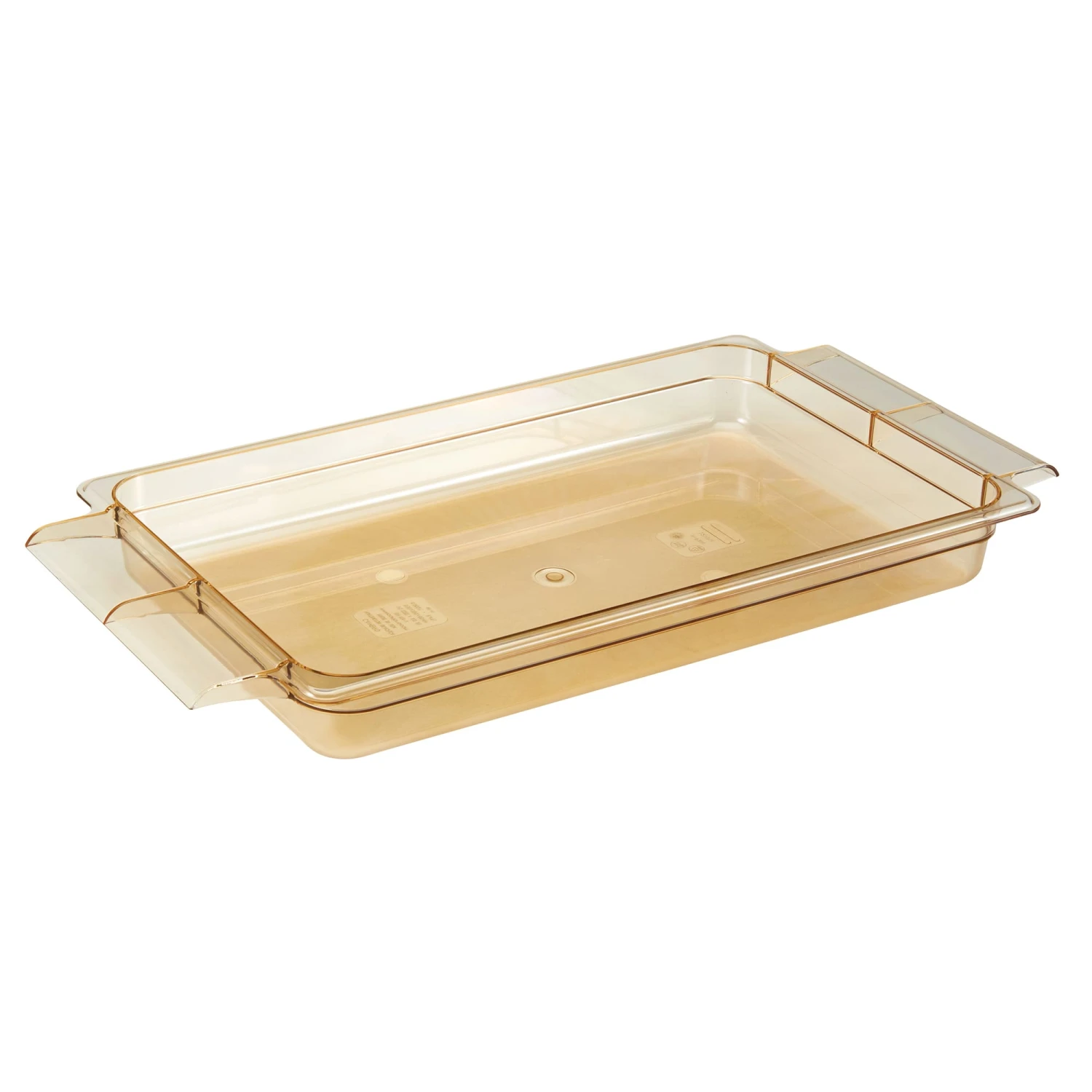 Cambro® 12HPH150 Amber High Heat Full Size X 2.5" D Food Pan 1 Cambro® 12HPH150 Amber High Heat Full Size X 2.5" D Food Pan