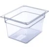 Carlisle 10223B07 StorPlus Clear Half Size X 8" D Food Pan
