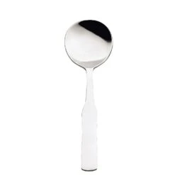 Browne Foodservice 502713 Elegance S/S 7" Round Soup Spoon - Dozen