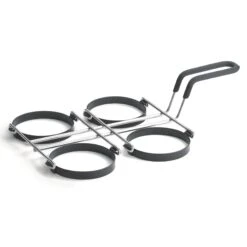 TableCraft 1240 Chrome Plated Non-Stick 4-Egg Ring
