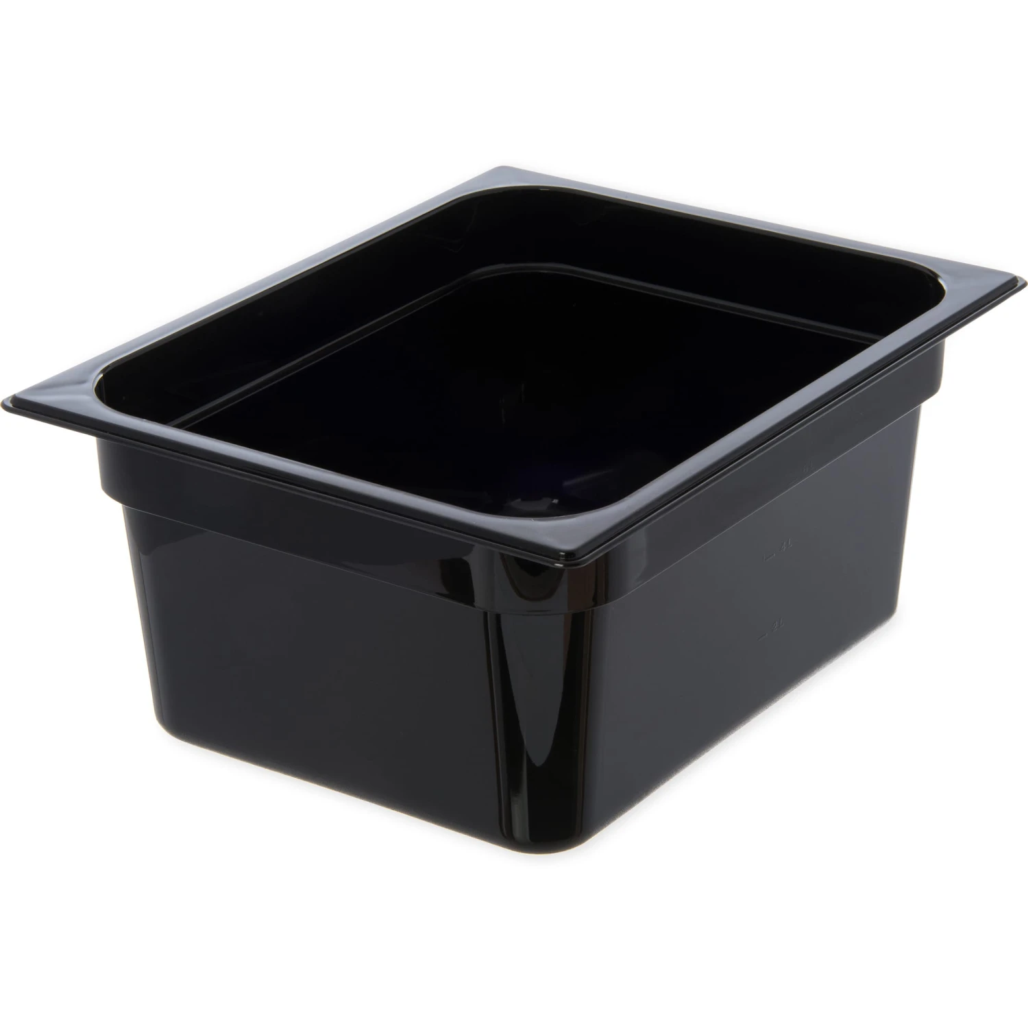 Carlisle 10222B03 StorPlus Black Half Size X 6" D Food Pan 1 Carlisle 10222B03 StorPlus Black Half Size X 6" D Food Pan