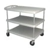 Metro MY2636-35G MyCart Gray 27-11/16 X 40-1/4" 3-Shelf Cart