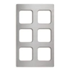 Vollrath 8244314 Miramar® S/S Six Cutout Pan Adapter Plate