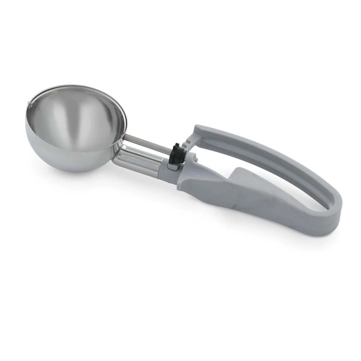 Vollrath 47391 S/S 3.7 Oz. / #8 Squeeze Disher With Grey Handle 1 Vollrath 47391 S/S 3.7 Oz. / #8 Squeeze Disher With Grey Handle