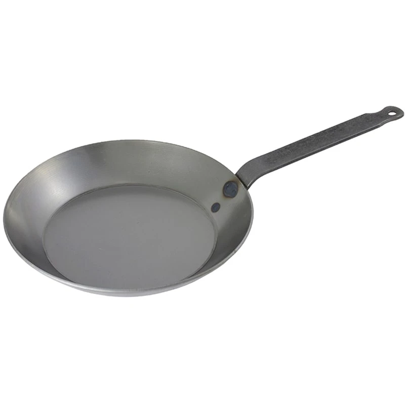 Matfer Bourgeat 062008 Black Steel 15.75" Fry Pan 1 Matfer Bourgeat 062008 Black Steel 15.75" Fry Pan