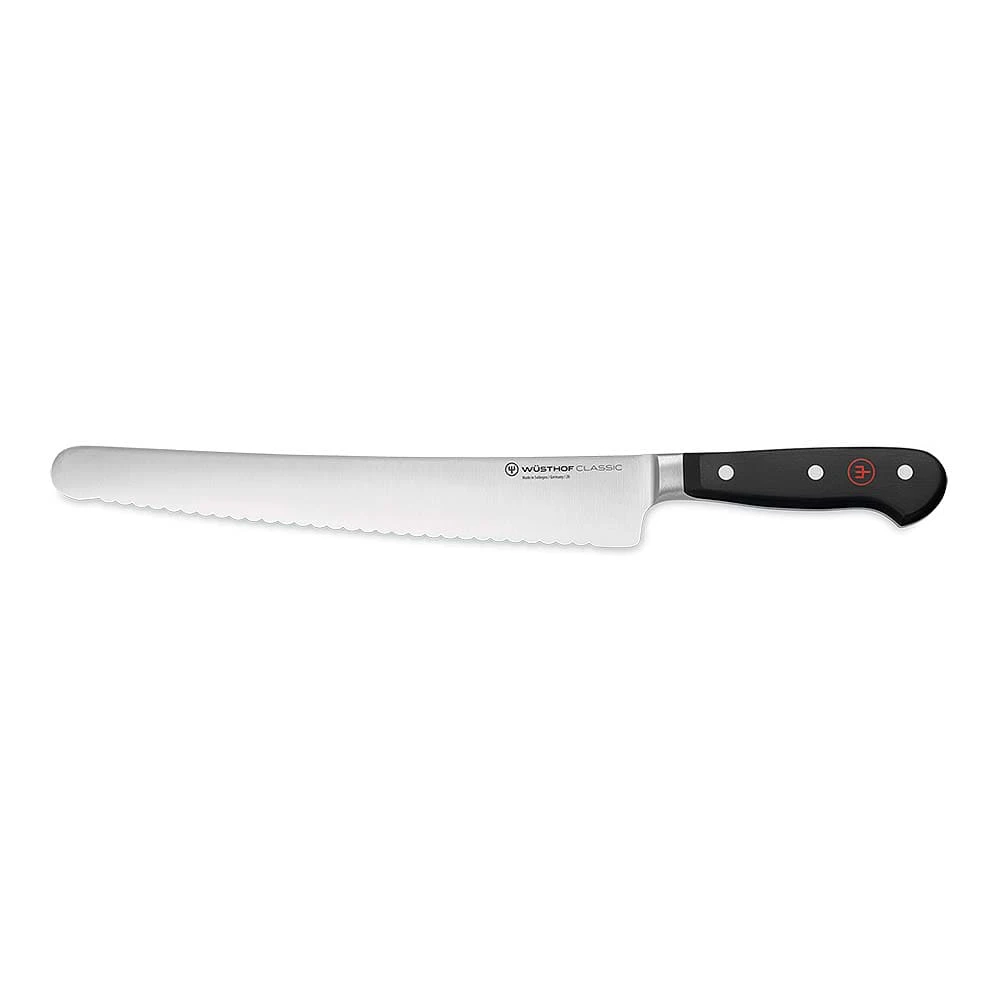 Wusthof 4532-7 Classic Carbon S/S Wavy Edge 10" Slicer Knife 1 Wusthof 4532-7 Classic Carbon S/S Wavy Edge 10" Slicer Knife