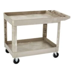 Rubbermaid FG452089BEIG Heavy Duty Flat Handle Utility Cart