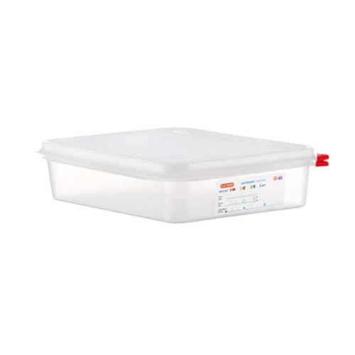 Araven 03032 Translucent 1/2 Size X 2.5"D Airtight Container 1 Araven 03032 Translucent 1/2 Size X 2.5"D Airtight Container