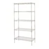 Metro 5N357BR Super Erecta Brite 48 X 18" X 74" Starter Shelving Unit