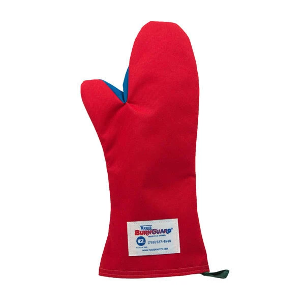 Tucker Safety Products 56150 Red 15" Conventional Style Oven Mitt 1 Tucker Safety Products 56150 Red 15" Conventional Style Oven Mitt
