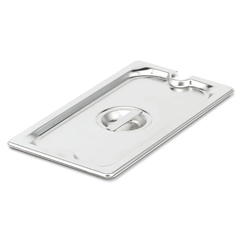 Vollrath 94400 Super Pan 3® 1/4 Size S/S Slotted Lid 1 Vollrath 94400 Super Pan 3® 1/4 Size S/S Slotted Lid