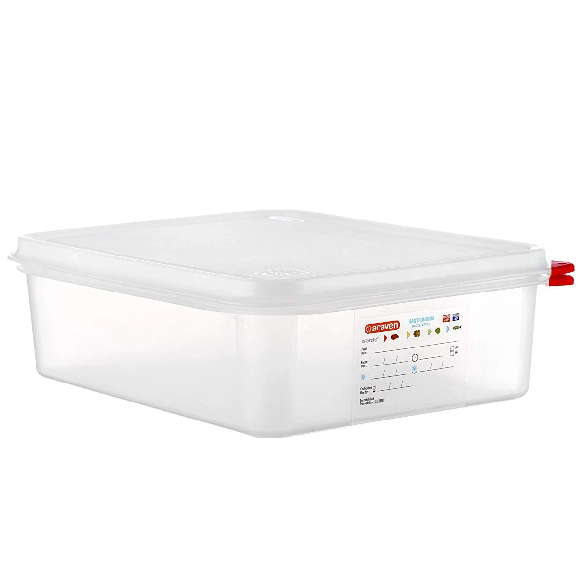 Araven 03033 Translucent 1/2 Size X 4"D Airtight Container 1 Araven 03033 Translucent 1/2 Size X 4"D Airtight Container