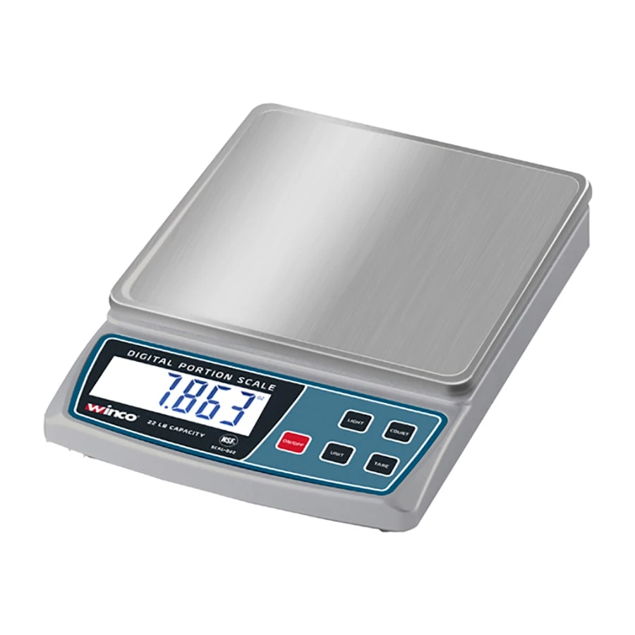 Winco SCAL-D22 Digital 22 Pound Portion Control Scale 1 Winco SCAL-D22 Digital 22 Pound Portion Control Scale