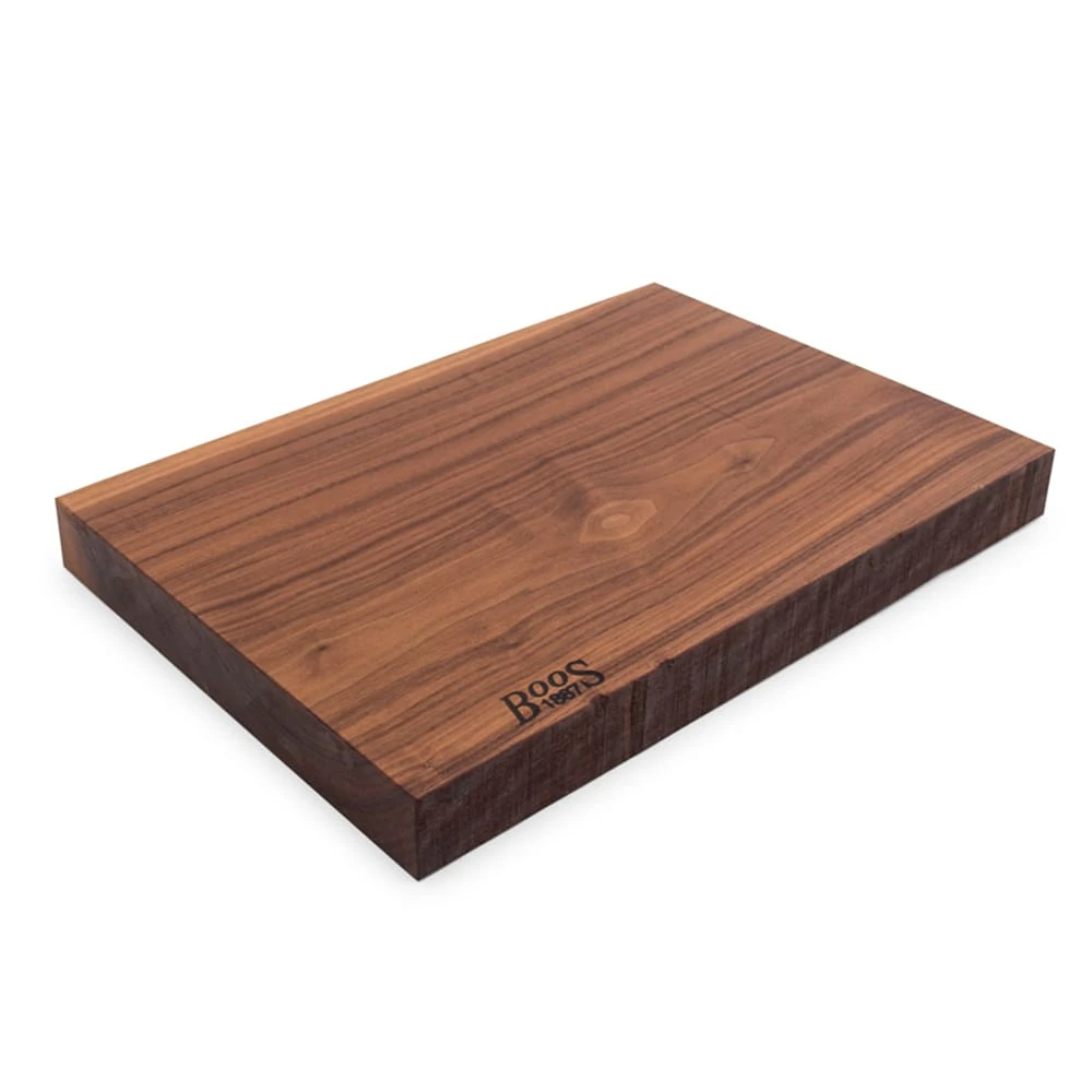 John Boos WAL-RST171217 Rustic Walnut 17" X 12" X 1.75" Cutting Board 1 John Boos WAL-RST171217 Rustic Walnut 17" X 12" X 1.75" Cutting Board
